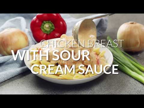Chicken Breast with Sour Cream Sauce - Bunny's Warm Oven