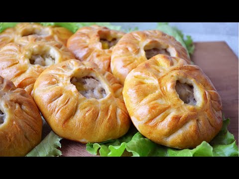 Курники с курицей и картошкой. Ароматные, сочные и очень вкусные | Kurniki with chicken