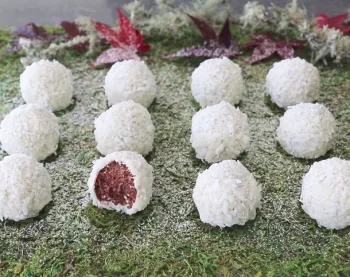 Шоколадно-ромовые снежки