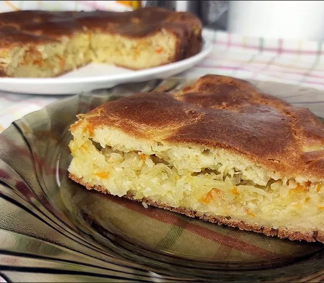 пирог с капустой
