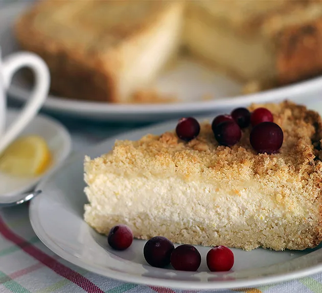 Королевский пирог с творогом