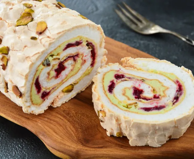 Меренговый рулет - Рецепт