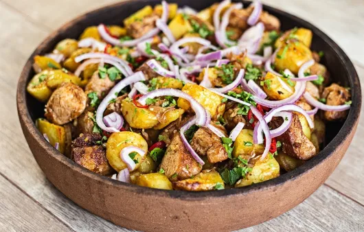 Оджахури - жареное мясо с картошкой по-грузински