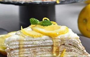 Блинный торт с лимоном